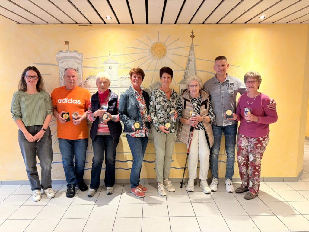 a group of people posing for a photo